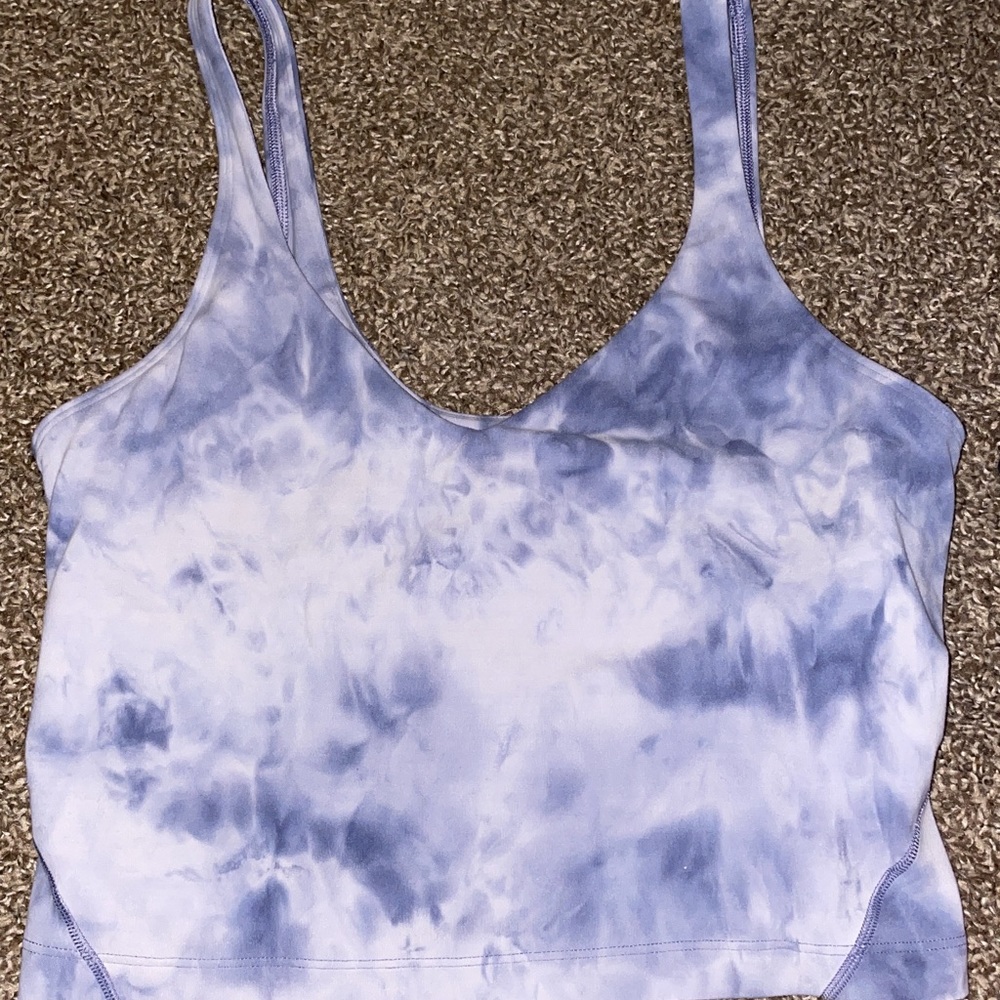 Lululemon align tank, size 6, purple Diamond dye